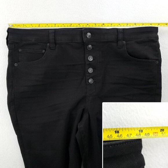 American Eagle Festival Flare Jeans High Rise Button Fly Stretch "20" 38x30 NWT - Picture 5 of 12
